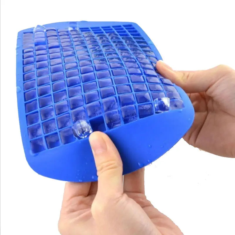 Creative Food Grade Silicone Ice Tray Small Square Shape Fruit Ice Cube Maker Sustainable Ice Cream Mold Tool
