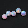 Wholesale OP701-OP714 Colors Heat Resistance Opal Beads Galaxy Opal Resin Free Opal