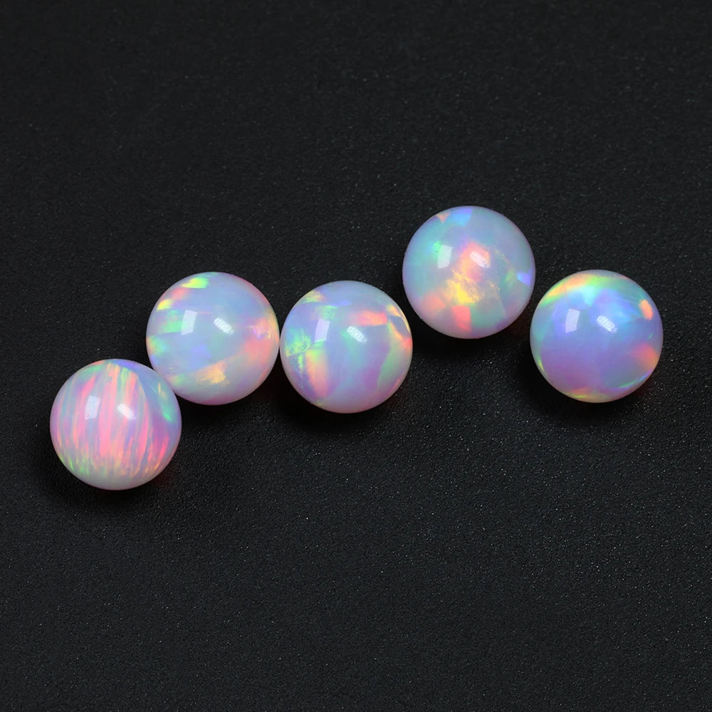 Wholesale OP701-OP714 Colors Heat Resistance Opal Beads Galaxy Opal Resin Free Opal