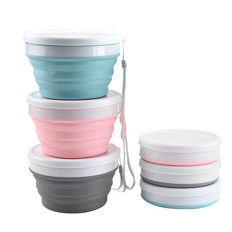 OEM ODM Silicone Collapsible Lunch Box Food Storage Container Lunch Box