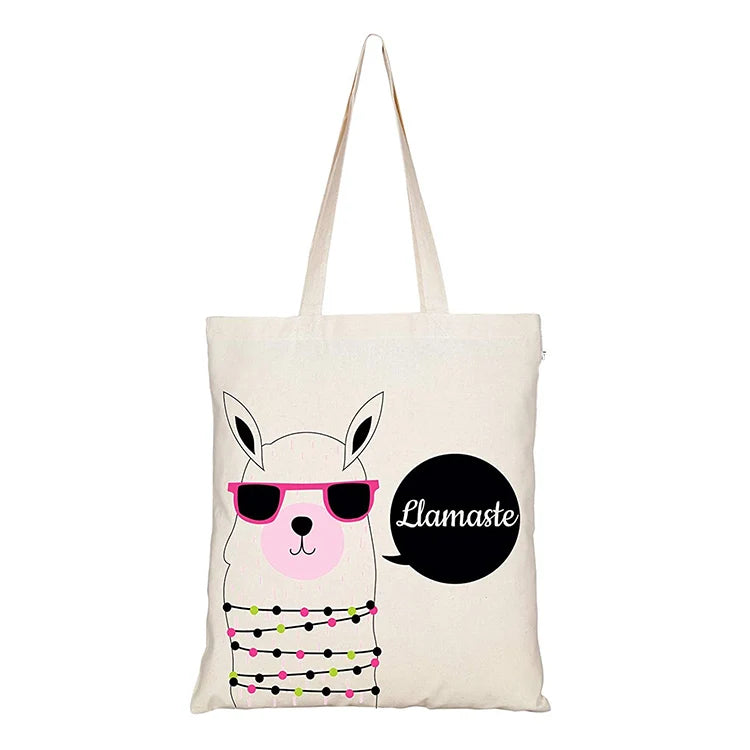 Lightweight Thin Material 8Oz Cheap Customized Logo Tote Shopping Canvas Cotton Bag With Logo