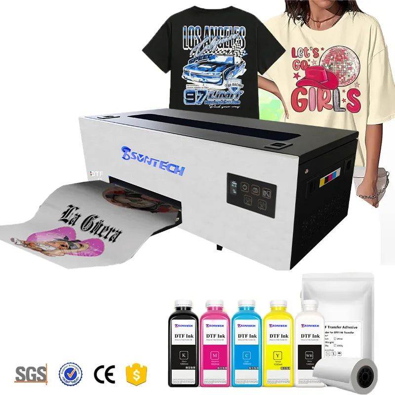 New Ideas for Small Business G200 Dtf Desktop T-shirt Printing Machine Work With Oven A4 Dtf Printer