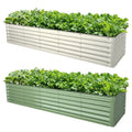 Huizhou Green Giant 17"Tall 2 X 8ft  Rectangle Metal Raised Garden Bed Kit   Aluzinc Galvanized Planter Box
