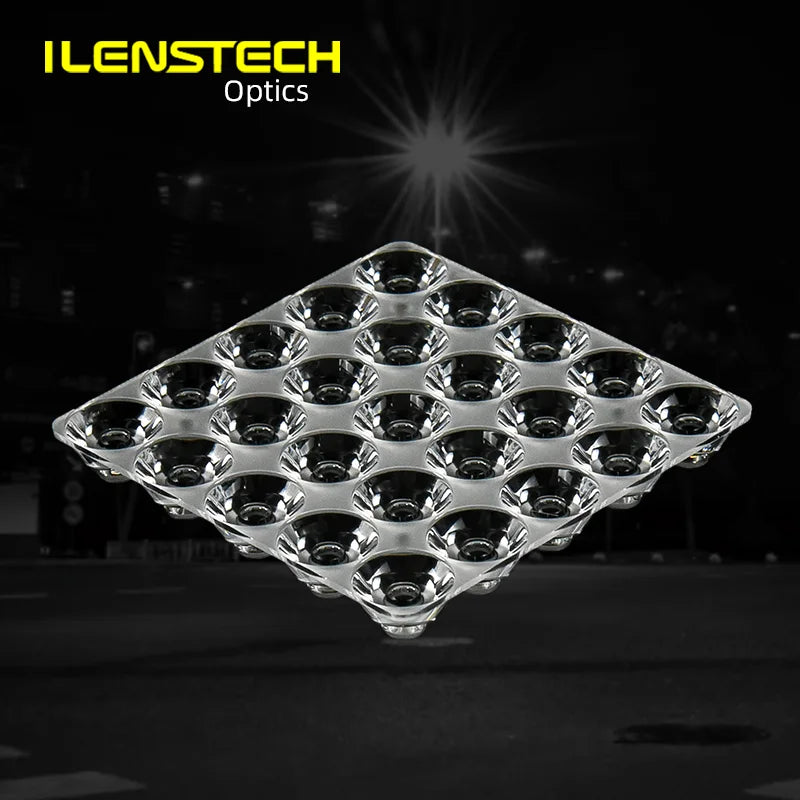 High Repurchase Rate 5050 Led 25in1 10 Degree 75x75mm Street Light Lens Module From Ilenstech