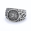 Fashion Rings Custom Men Chunky Minimalist Jewelry 18k Waterproof Retro Stainless Steel Viking Men's Gothic Ring