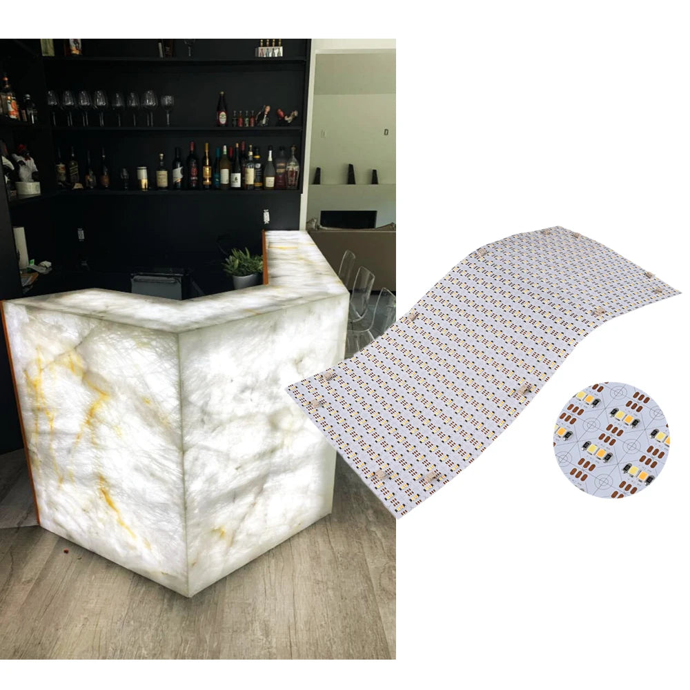 Shenzhen LED Factory Cuttable Paper Thin Flexibility Light DC 24V Luces Backlights Bendable Flex LED Sheet Panel