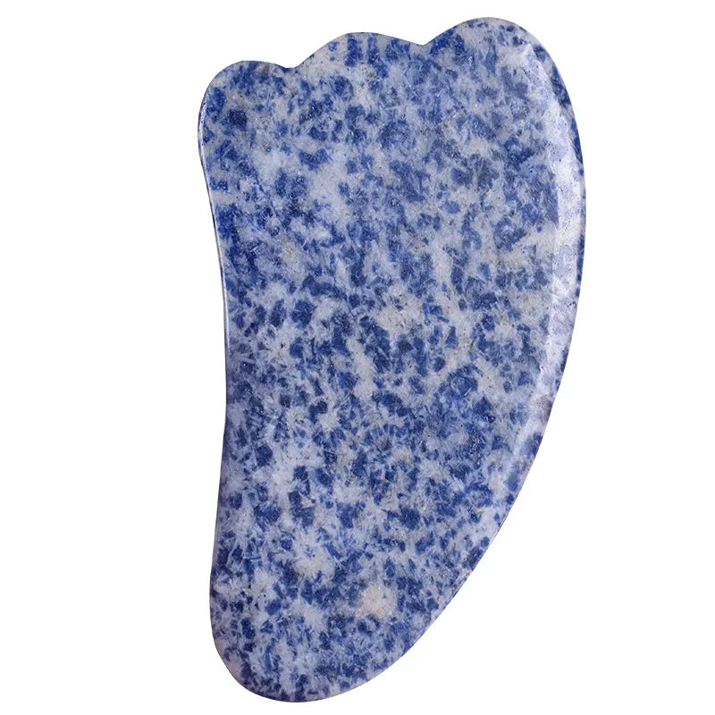 DIY Beauty Guasha Hot Selling Blue Spot jasper Gua Sha Claw Shaped Board Tool for Body Blood Circulation Skin Health Gym