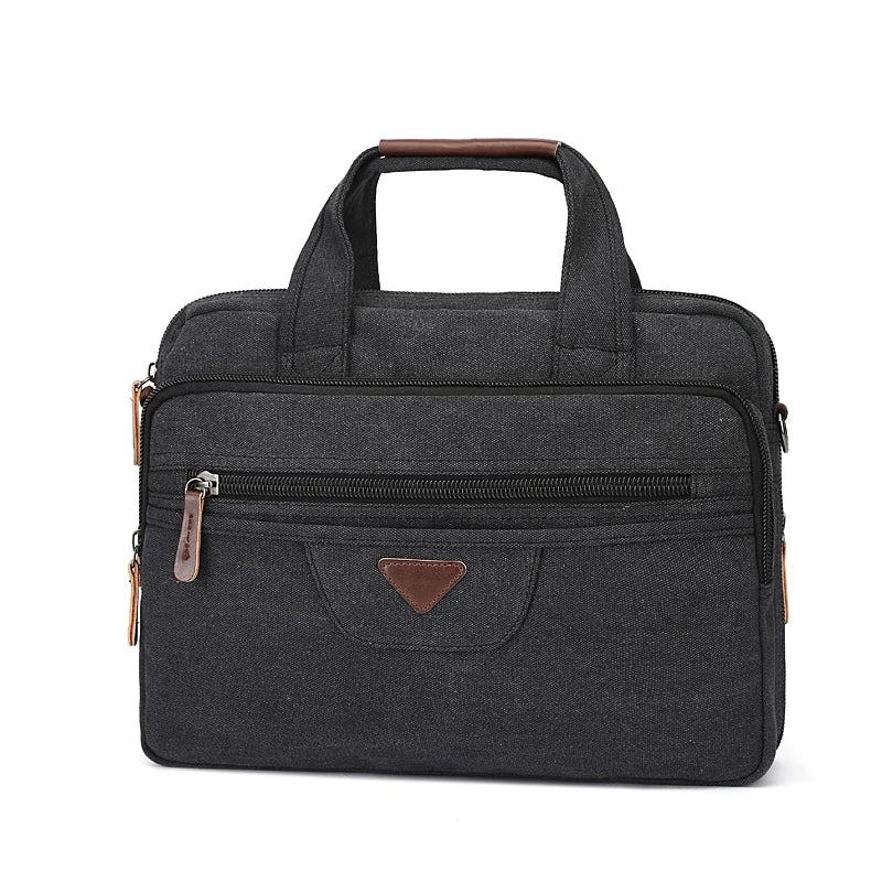ZUOLUNDUO Men Bag 2023 Custom Business Notebook Computer Laptop Bag