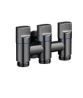 New Design Three Outlet Automatic Water Stop Valve Modern Bathroom Stainless Steel 1/2 Water Stop Angle Valve