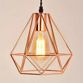 Kitchen Rose Gold Pendant Light Modern Hanging Pendant Lamp for Bedroom
