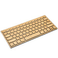 Slim Keyboard Laptop Bamboo Wooden Wireless USB Mini Bluetooth Office Desktop Optical Piano Keyboard Acoustic Piano