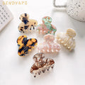 Fashionable Mini Colorful 4cm Acetate Hair Claws Clip Small Leopard Print Hair Clamps Women Headwear