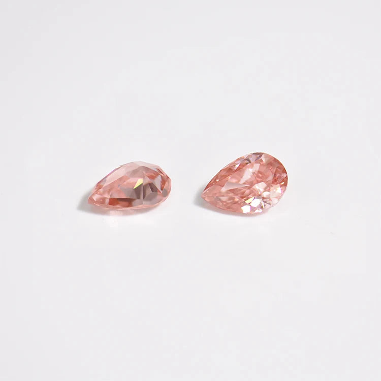 Pear Shape Fancy Light Pink with IGI Certificate Diamond VS Clarity1-3carat  HPHT/CVD Lab Grown  Loose Diamond