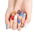 Factory Wholesale UV Gel Nail Stickers Semi-cured Polish Nail Art Wraps Beauty Manicure