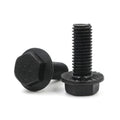 DIN6921 High Strength Steel Black Oxide M6 Hex Head Flange Screw Bolt with Serrations
