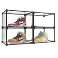 Clear Plastic Giant Magnetic Shoe Box Acrylic Wholesale Transparent Shoe Box 2020  Hot Drop Front Shoe Box Stackable