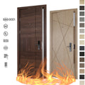 China Top Manufacturer Hotel Room Fire Against Door 30 Minutes Fire Rated Wooden Door for Hotel Fire Retardant Door