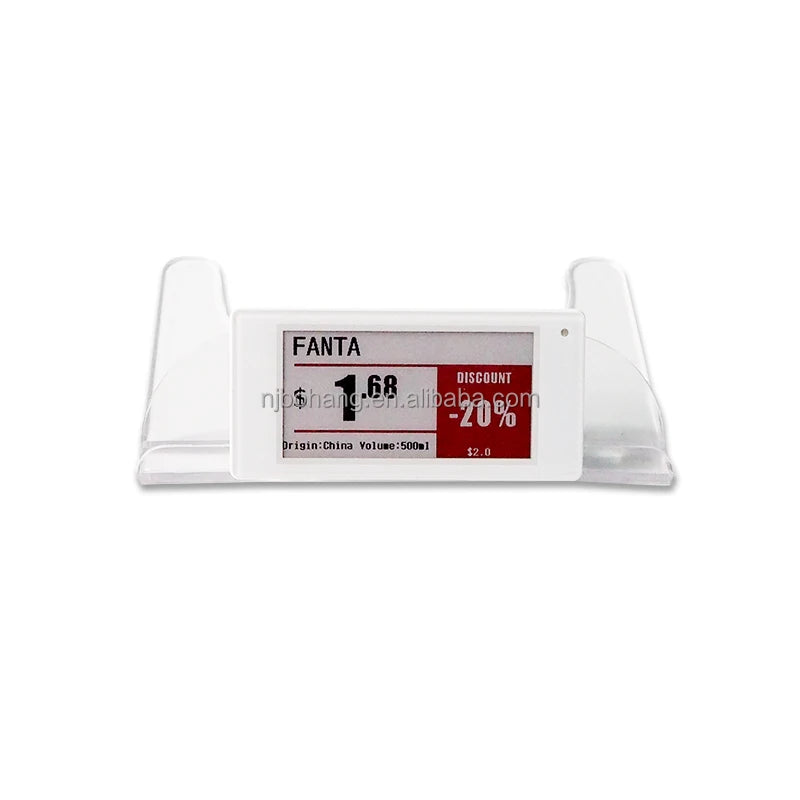 Bohang DJ-EP0266-3A 2.66 Inch Digital Price Tags for Supermarket ESL with 5-Year Battery Life and Central Management