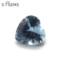 Wholesale Loose Gemstones 106# Blue Spinel Heart Shape Stones