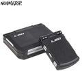 NEWMAJOR Black PP Plastic Fishing Tackle Box Waterproof Fishing Accessories Case for River Position