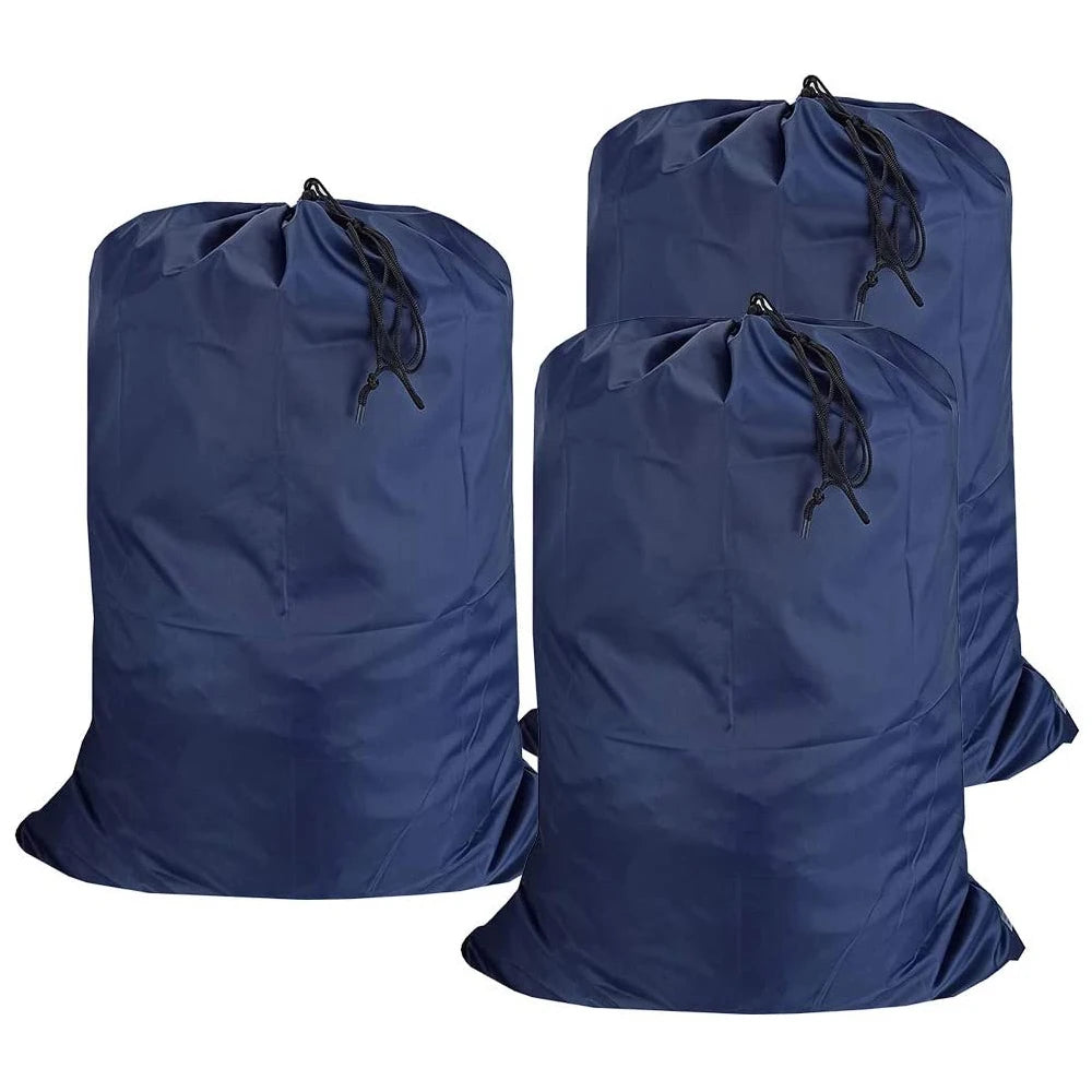 70cm W X 100cm H Extra Large Portable Fabric Laundry Drawstring Dust Bag for Hotels Laundry Basket or Hamper