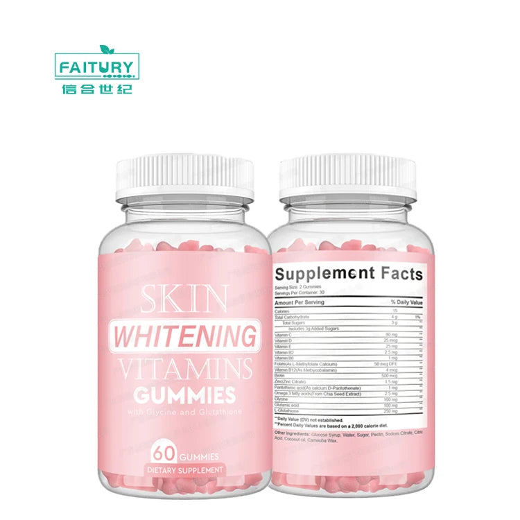 Faitury Private Label Brightening Skin Gummy Glutathione Gummies