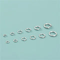 4mm-10mm Soild 925 Sterling Silver Thick Round Open Split Jump Rings Closed Rings Jewelry Findings Diy Jewelry Making