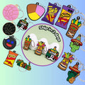 Personalized DIY Designer Custom Mexican Coffee Keychain Key Rings Chains Accessories for Keychains Fujian in Bulk Wholesale