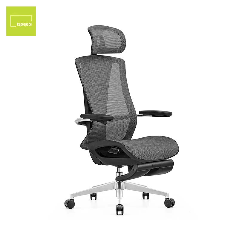 Patented Design High Quality Ergonomic Mesh Chairs Featured Modern Task Chair Revolving Office Chair With Footrest