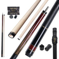 CUEELF Popular Ebony Inlay Pool Cue Cocobolo Solid Wood Lizard Leather Wrap 58" Billiard Pool Cues