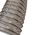 127mm Flexible Plastic Reinforced air Dust Hose Clear Pipe