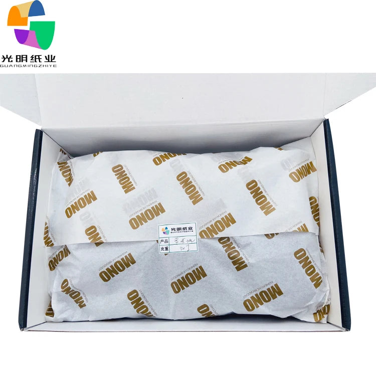 Custom Logo Printed Tissue Paper for Packaging Shoes Clothes & Clothing Perfect Gift Wrapping Silk Paper Customized Products
