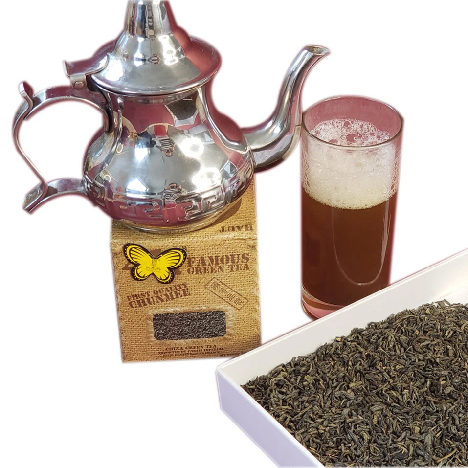 Loosen Tea Leaves Chunmee Green Tea T411 the VERT 4011 DE CHINE Sells Hot in France with EU Standard