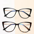 Hot Selling Fashion Optical Eye Glasses Frames Women Retro TR90 Anti Blue Light Cateye Eyeglasses