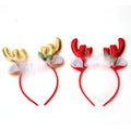 Christmas Decorations Fluffy Deer Antler Bell Clang Head Buckle Hair Hoop Head Ornaments Children's Christmas Hair Ornaments