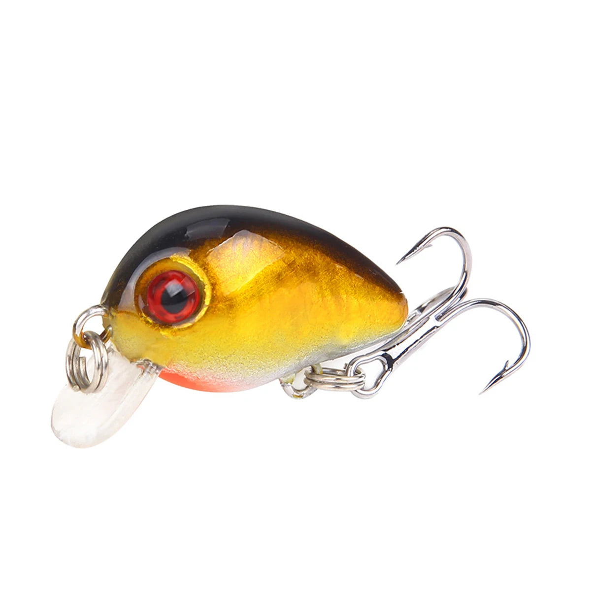 Crankbaits 30mm 1.6g Fishing Lure Hard Baits  Boat Ocean Topwater Lures Fishing Tackle for Trout Bass Perch