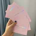 Low MOQ Wholesale Customized Cards Personal Printing Thank You Card Business Cards Postcard for Small Business