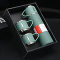 Hot Selling 304 Stainless Steel Vacuum Flask Travel Mug Set Sport Water Bottle Gift Box Set Travel Double Wall Vacuum Bottle