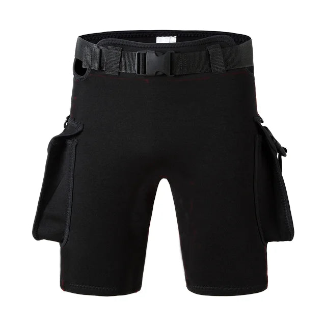 Sinodiving New Design Men Swimming Trunks Warm Diving Pants 3mm Anti-UV Beachwear with Tool Pockets Neoprene Surfing Short Trunk