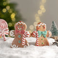 Wholesale Christmas Tree Hanging Ornaments Resin Christmas Gingerbread Man Pendant