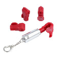 100 Pcs/Bag Red 6mm EAS Security Tag Hook Stop Lock Security Display Hook Anti Theft Stoplock Security Stoplock