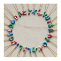 INS New Fashion Tarnish Free Stainless Steel Custom Enamel Alphabet Balloon Initial Letter Pendant Necklace