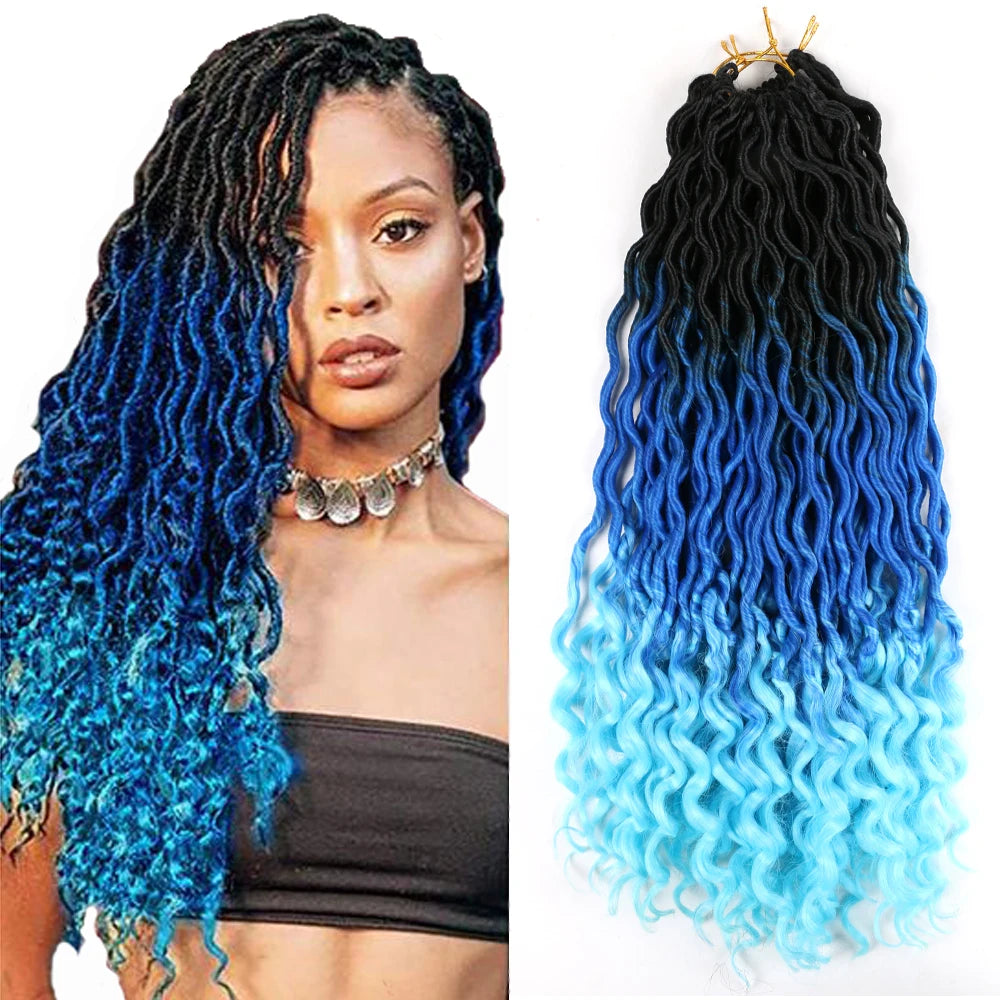 Faux Locs Hair Extensions Gypsy Goddess Faux Locs Goddess Gypsy Crochet Goddess Gypsy Faux Locs Hair