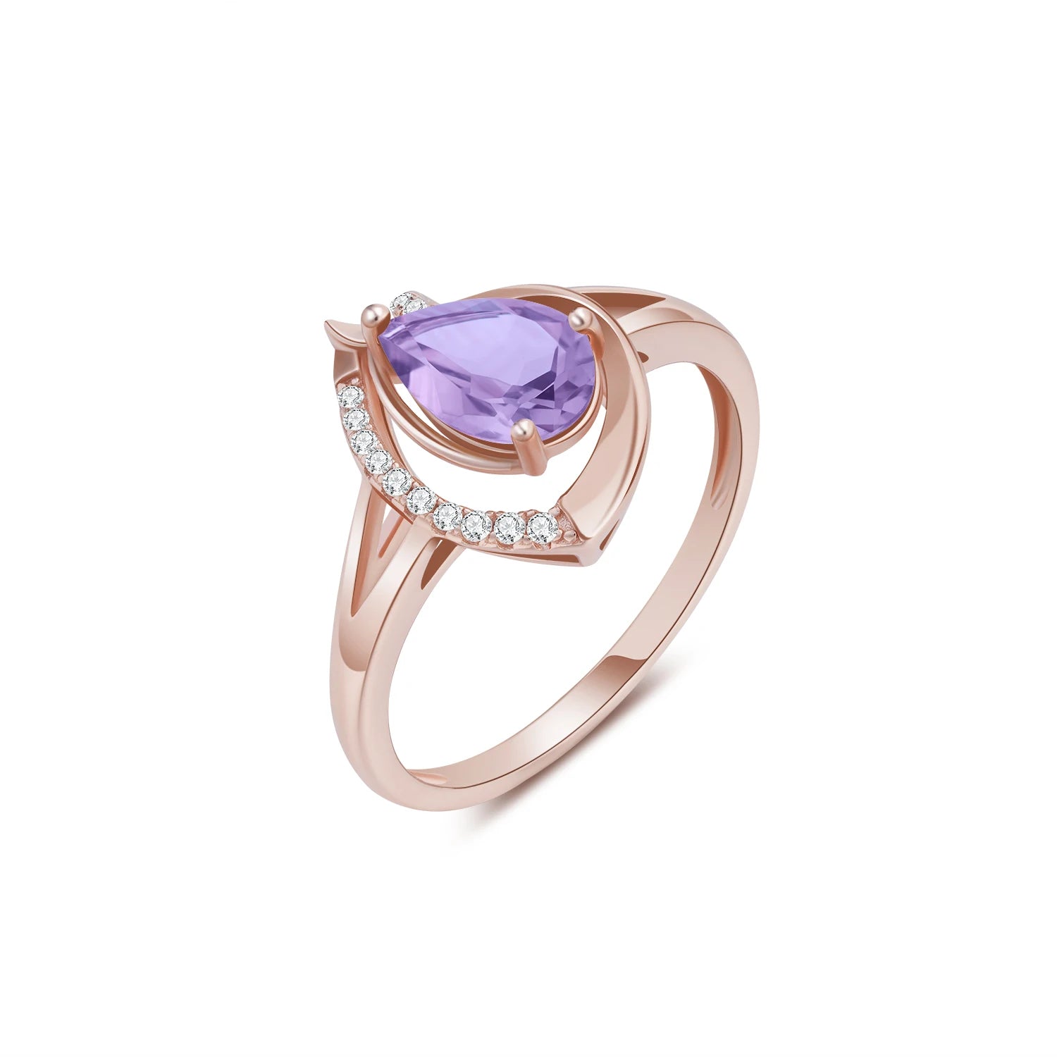 YBO New Trend 925 Sterling Silver Eye-Shaped Rings Natural Amethyst Citrine Peridot Garnet for Women's Wedding Party Jewelry