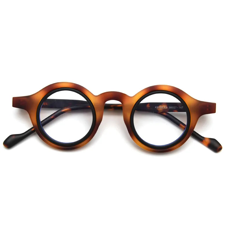 2025 Retro Clear Optical Eyeglasses Frames High End Acetate Laminate Reading Glasses Optical Frame Custom Logo