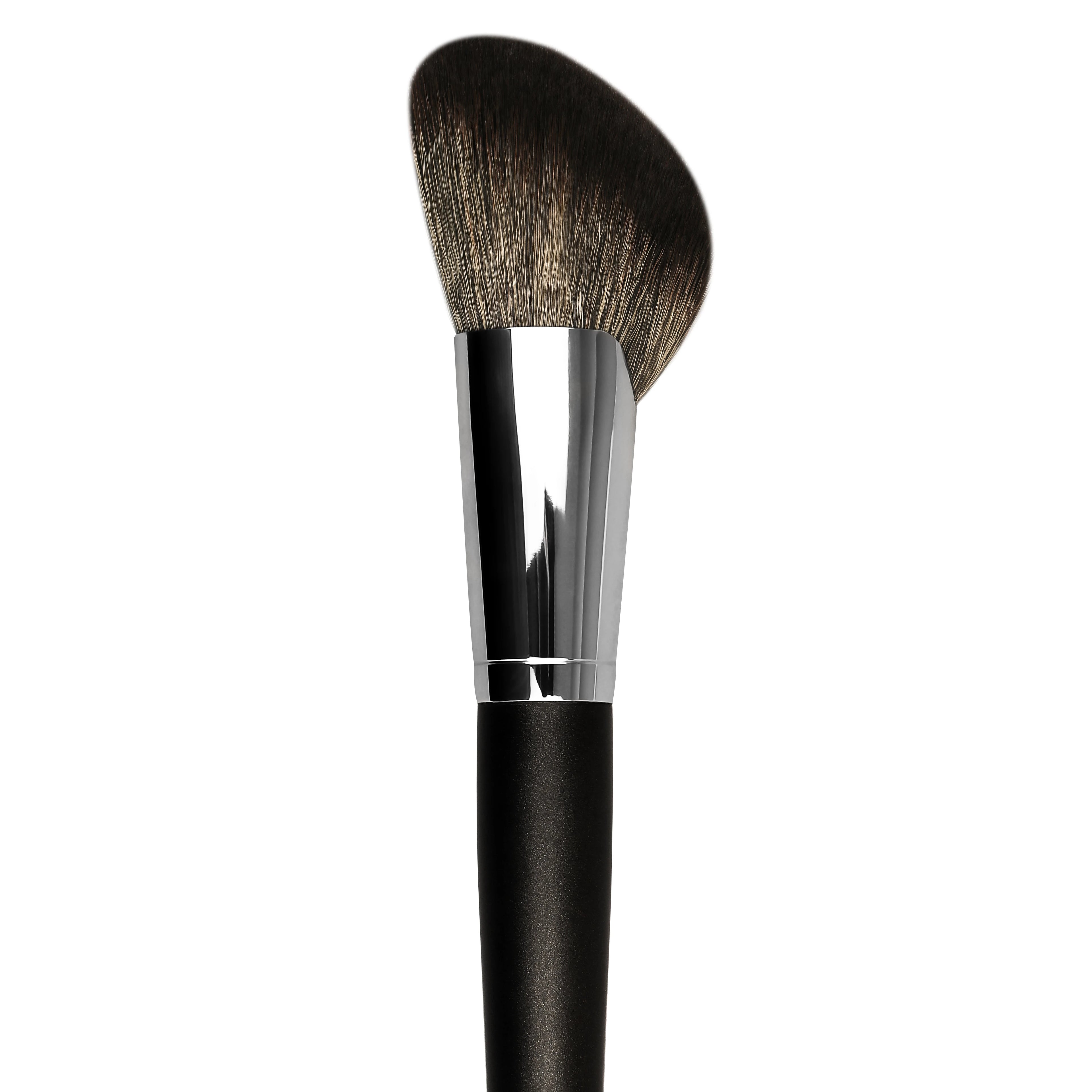 Luxury Makeup Brush Set Black Powder Brush Vegan Makeup Tools for Women Synthetic Hair