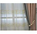 High Precision Black Curtain Shade Cloth Heat Insulation Curtain Nordic Style Solid Color Curtain