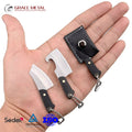 Mini Kitchen Knife Shape Custom Logo Bottle Opener Keychain