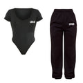 Women Jumpsuit Joggers Set Custom Onesie Short Sleeve Jumpsuit Joggers Sweatpants Jumpsuit Playsuit Bodysuit Joggers Women