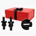 Custom Designed Stretch Loop with Pre-Tied Bow for Chocolate Box Packing/Satin Ribbon Bow Tie/Plastic Ribbon Bow
